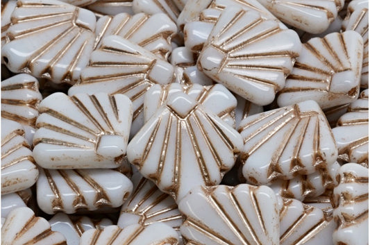 奥特莱斯 Diafan 珠 10 克，17 x 17 毫米，白铜内衬 (02010-54324)，玻璃，捷克共和国