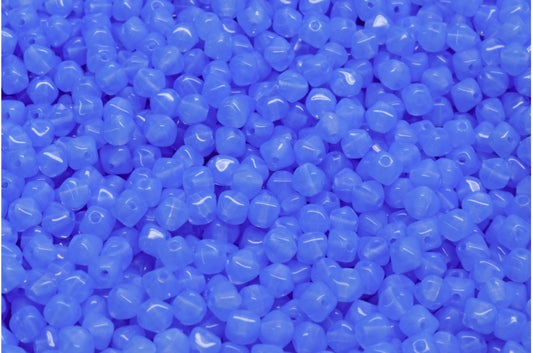 Bicone Beads, Opal Blue (31010), Glass, Czech Republic