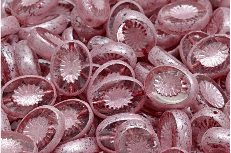 Table Cut Kiwi Beads, Crystal 4321 (00030-04321), Glass, Czech Republic