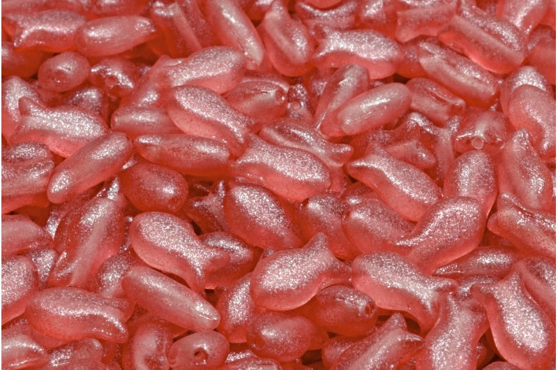 Simple Fish Beads, Crystal Red (00030-542005), Glass, Czech Republic