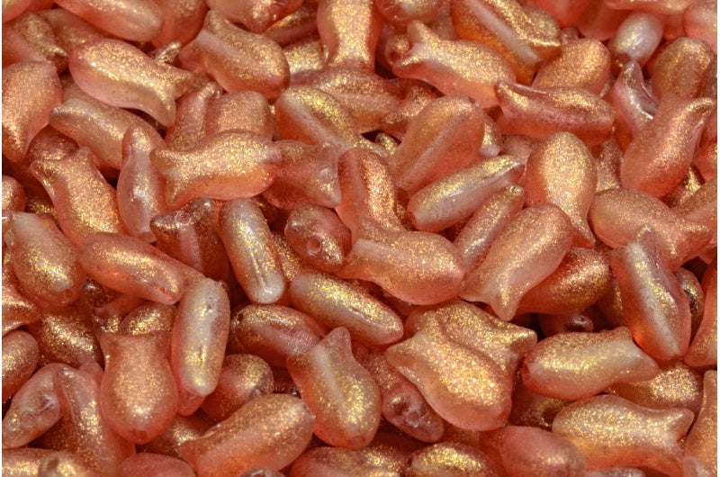 Simple Fish Beads, Crystal 542012 (00030-542012), Glass, Czech Republic