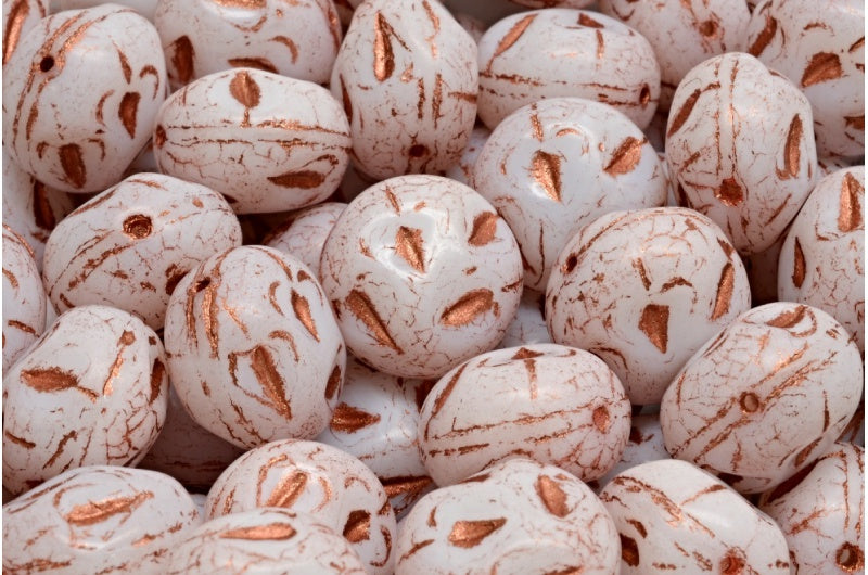 モノンストーンビーズ、白銅線入り（02010-54319）、ガラス、チェコ共和国