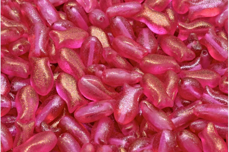 Simple Fish Beads, Crystal 542021 (00030-542021), Glass, Czech Republic
