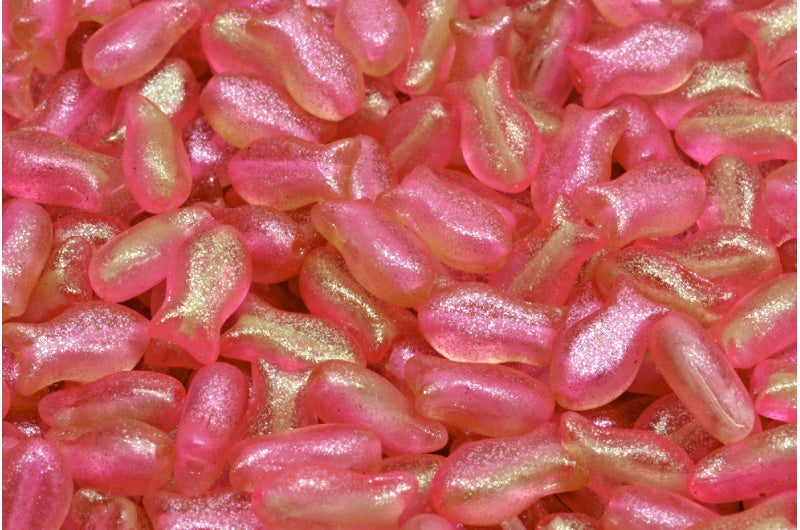 Simple Fish Beads, Crystal 542023 (00030-542023), Glass, Czech Republic