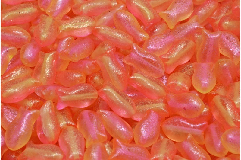 简单鱼形珠子，水晶 542024 (00030-542024)，玻璃，捷克共和国
