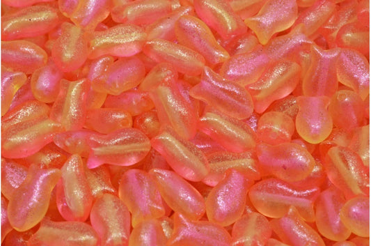 Simple Fish Beads, Crystal 542024 (00030-542024), Glass, Czech Republic
