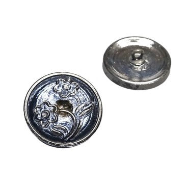 1 件手绘玻璃纽扣，带装饰，尺寸 10（22.5 毫米），玻璃，捷克共和国