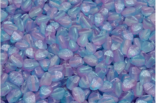 OUTLET 10 grams Pinch Beads, 5 x 5 mm, Crystal Blue (00030-542003), Glass, Czech Republic