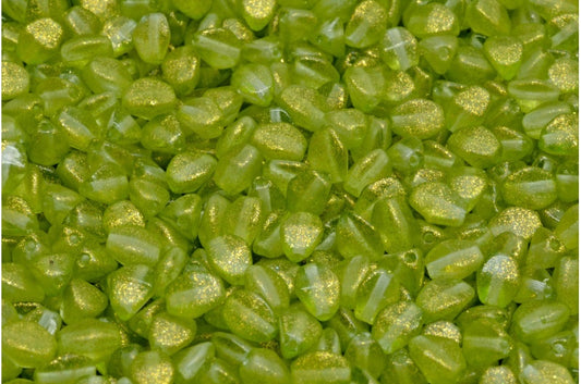 Pinch Beads, Crystal Green (00030-542008), Glass, Czech Republic