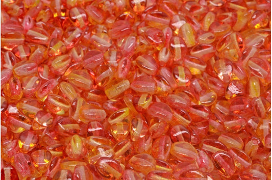 Pinch Beads, Crystal Red Orange (00030-48001), Glass, Czech Republic