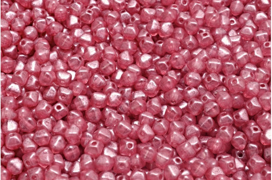 Bicone Beads, Crystal Pink (00030-04321), Glass, Czech Republic