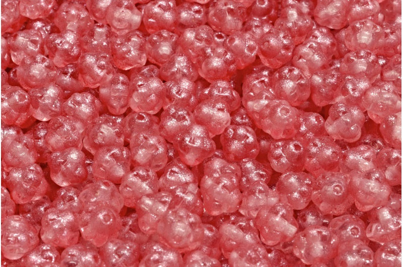 スピナービーズ、クリスタルレッド（00030-542005）、ガラス、チェコ共和国