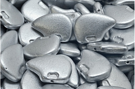 Polar Bear, Crystal Silver Matte (00030-01700), Glass, Czech Republic