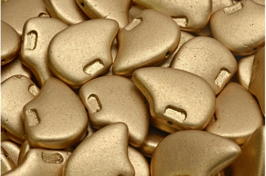 Polar Bear, Crystal Aztec Pale Gold (00030-01710), Glass, Czech Republic