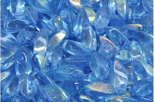 Twist Beads, Crystal Ab Light Blue (00030-28701-34307), Glass, Czech Republic