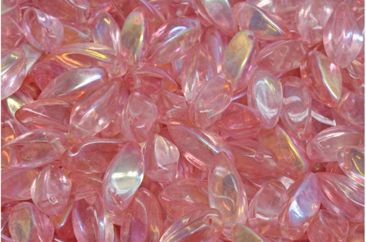 Twist Beads, Crystal Ab Light Pink (00030-28701-34304), Glass, Czech Republic
