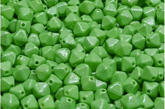 Bicone Beads, White 33508 M0031 (02010-33508-m0031), Glass, Czech Republic