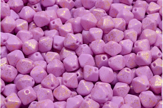 Bicone Beads, White 33606 M0035 (02010-33606-m0035), Glass, Czech Republic