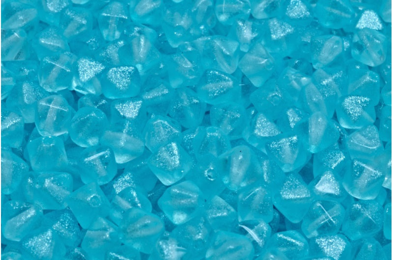 Bicone Beads, Crystal Blue (00030-542001), Glass, Czech Republic