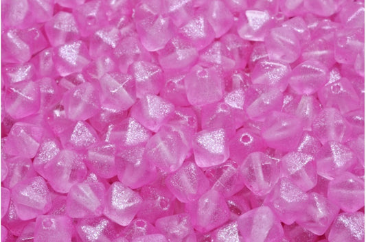 Bicone Beads, Crystal Pink (00030-542002), Glass, Czech Republic