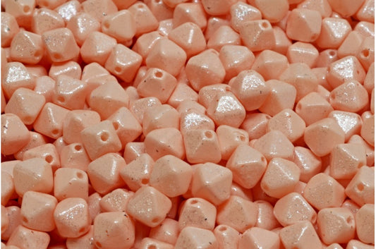 Bicone Beads, White 33501 M0031 (02010-33501-m0031), Glass, Czech Republic