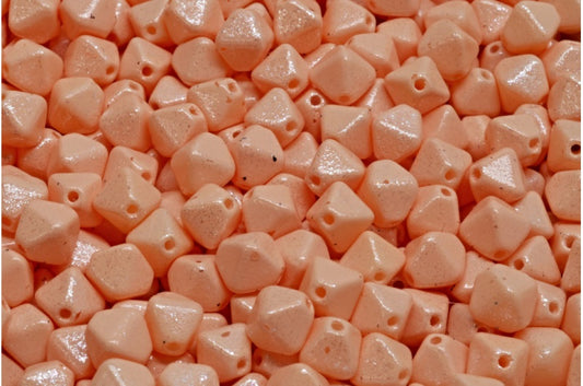 Bicone Beads, White 33502 M0031 (02010-33502-m0031), Glass, Czech Republic