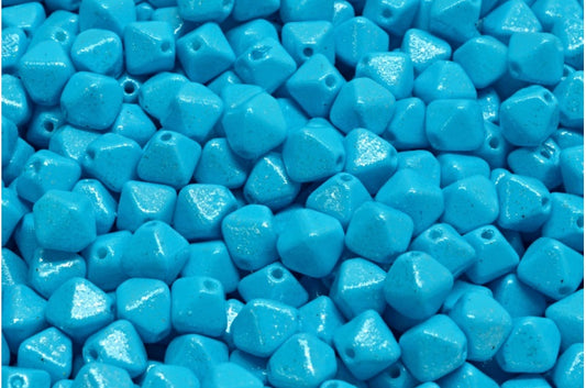 Bicone Beads, White 33505 M0031 (02010-33505-m0031), Glass, Czech Republic