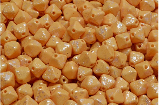 Bicone Beads, White 33008 M0031 (02010-33008-m0031), Glass, Czech Republic