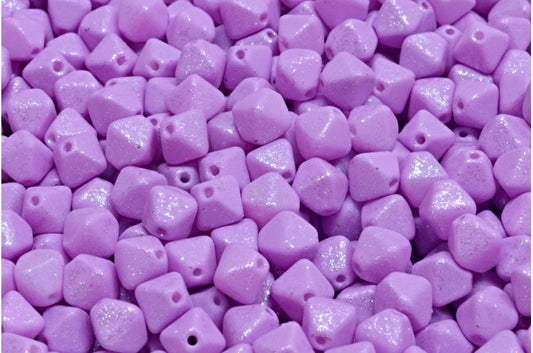 Bicone Beads, White 33606 M0031 (02010-33606-m0031), Glass, Czech Republic