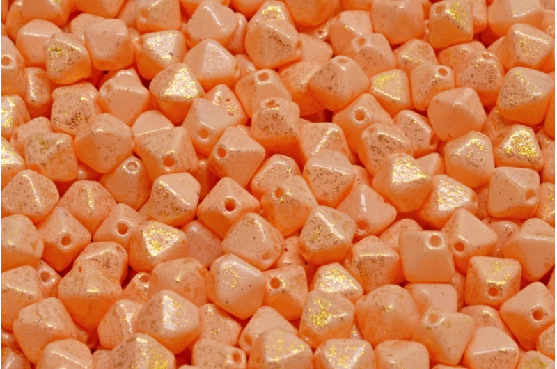 Bicone Beads, White 33502 M0035 (02010-33502-m0035), Glass, Czech Republic