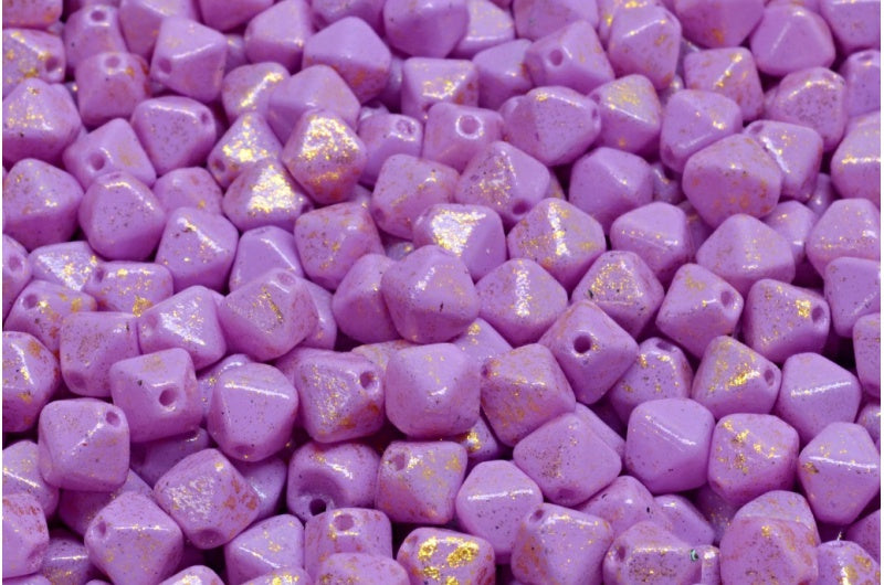 Bicone Beads, White 33506 M0035 (02010-33506-m0035), Glass, Czech Republic