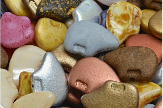 シロクマ、ミックスカラー1個（00001-ミックス）、ガラス、チェコ共和国