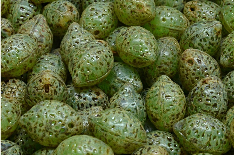 レモンビーズ、51111 トラバーチン (51111-86800)、ガラス、チェコ共和国