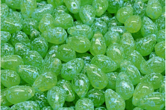 OUTLET 10 grams Drop Beads, 6 x 9 mm, R5542 94408 (R5542-94408), Glass, Japan