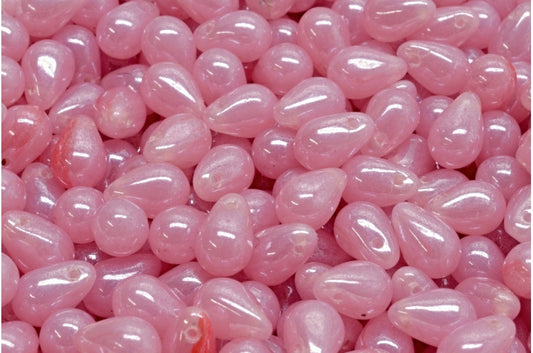 Drop Beads, R7742 Hematite (R7742-14400), Glass, Czech Republic