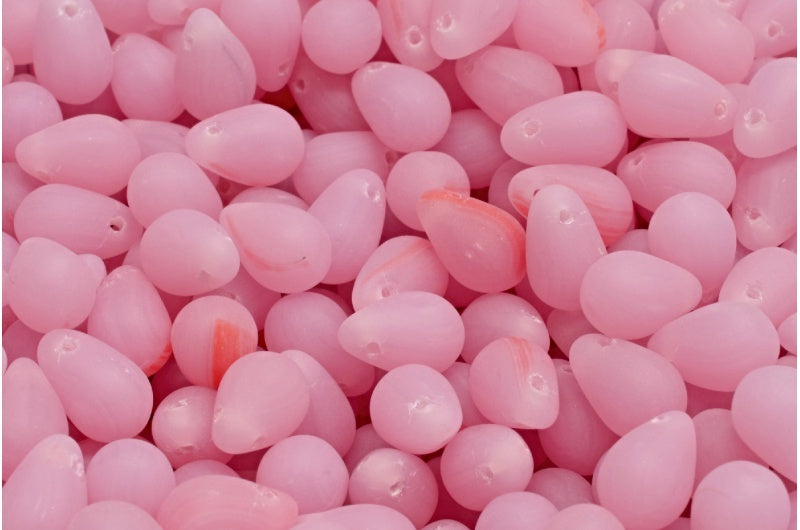 Drop Beads, R7742 Matte (R7742-84100), Glass, Czech Republic