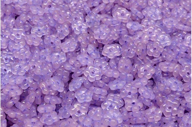 OUTLET 10 grams Forget Me Not Beads, 5 x 5 mm, R0231 43810 (R0231-43810), Glass, Czech Republic