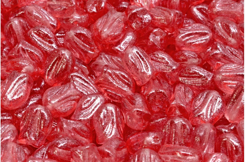 Mini Tulip Beads, Crystal 541005 (00030-541005), Glass, Czech Republic