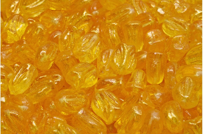 Mini Tulip Beads, Crystal 541007 (00030-541007), Glass, Czech Republic