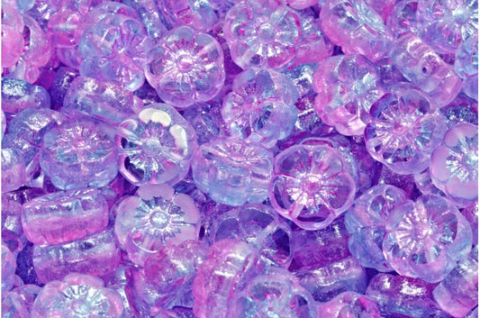 Daisy Flower Bead, Crystal 541020 (00030-541020), Glass, Czech Republic