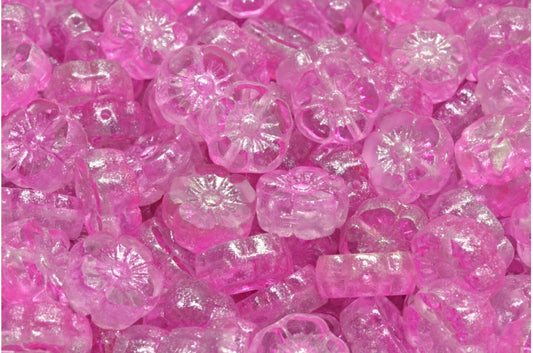 Daisy Flower Bead, Crystal 541022 (00030-541022), Glass, Czech Republic