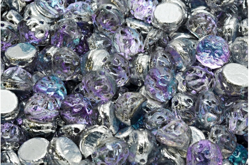 Notched Cabochon, Crystal 26536 (00030-26536), Glass, Czech Republic