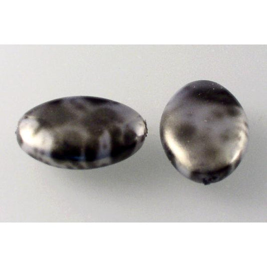 椭圆形珠子，84482 (84482)，玻璃，捷克共和国