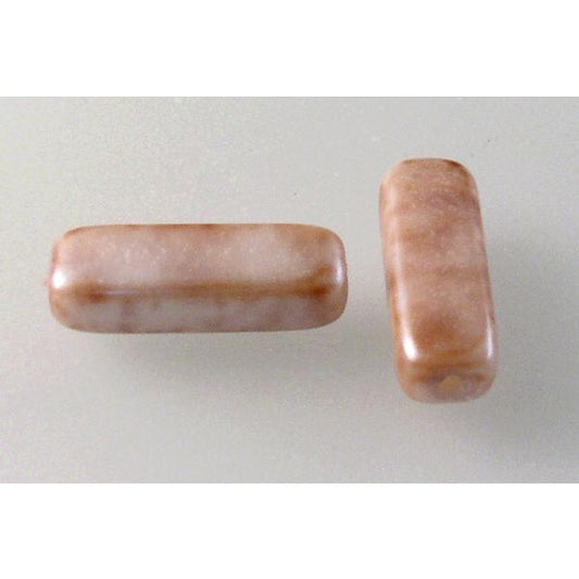 Rectangle Beads Wax Coated, 84176 (84176), Glass, Czech Republic