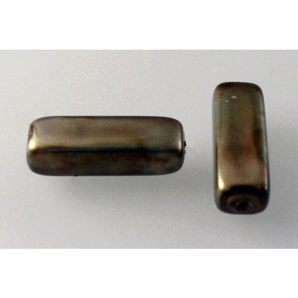 长方形珠子，蜡涂层，84192 (84192)，玻璃，捷克共和国