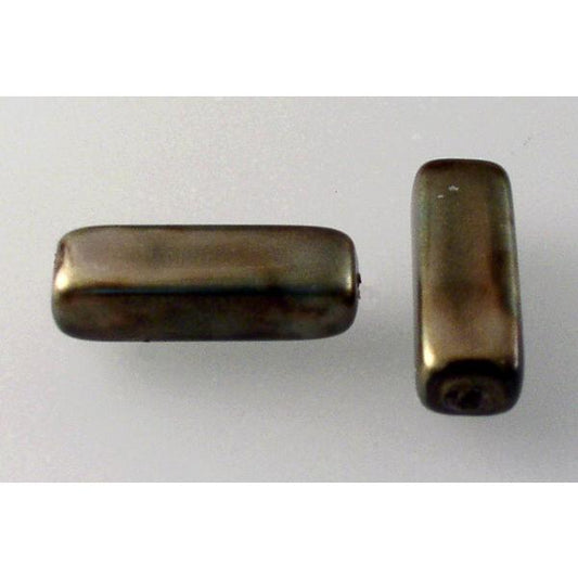 长方形珠子，蜡涂层，84192 (84192)，玻璃，捷克共和国