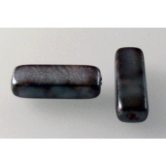 长方形珠子，蜡涂层，84198 (84198)，玻璃，捷克共和国