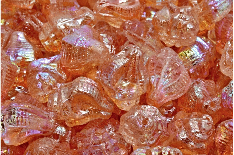 Murex Shell Beads, Crystal 98535 (00030-98535), Glass, Czech Republic