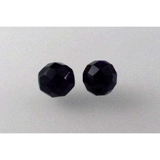 Faceted Round Fire Polished Beads, 20510 (20510), Glass, Czech Republic