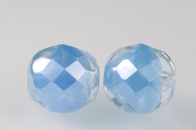 Fire Polished Faceted Beads Round 12 mm, 66028 Hematite (66028-14400), Bohemia Crystal Glass, Czechia 15119001